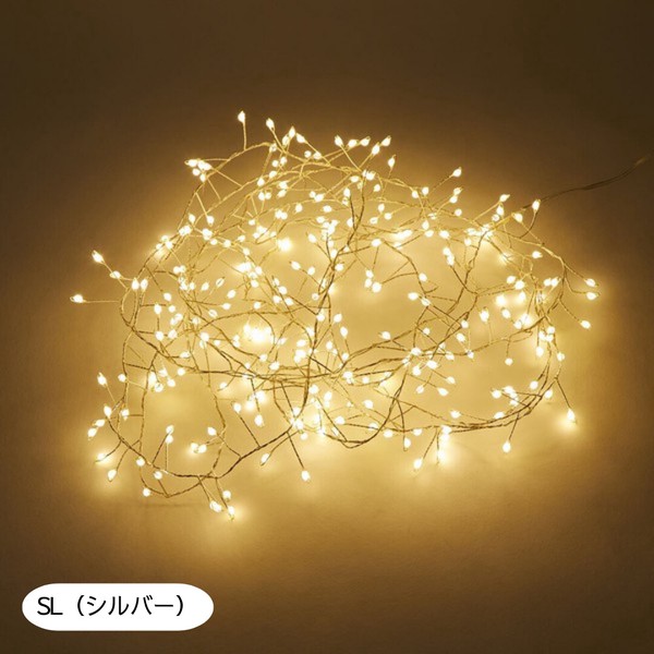枝のLEDワイヤーライト グロート（1.5m・2色）／電池式 季節の空間演出に使えるインテリアライト