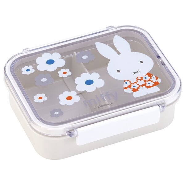 【4月下旬入荷予定】食洗機対応タイトウェア 430ml ミッフィー モノトーン フラワー