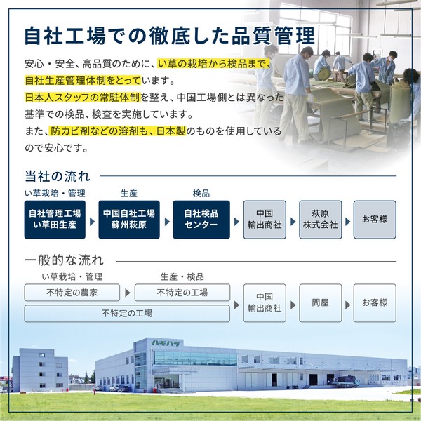 置き畳 フローリングに置く畳 縁なし 防音 DIY カット可 滑止め 「紗彩」 6色／1、6、9、12枚
