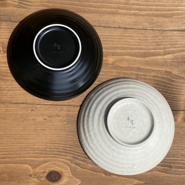 彫十草　六兵55浅鉢　【美濃焼　煮物鉢　ボウル　日本製　和食器】ヤマ吾陶器
