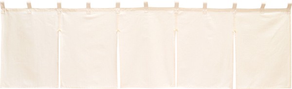 綿100%のれん 175x50cm「天竺」【日本製】チチ付 コスモ 目隠し 店舗 施設 向け