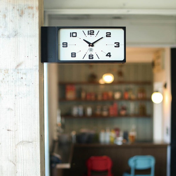 DULTON (ダルトン) ダブル フェイス クロック レクタングル DOUBLE FACE CLOCK RECTANGLE