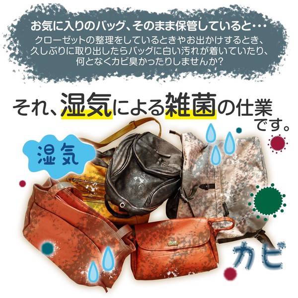 ★売れ筋商品！！【かばんの除湿・脱臭パック(10包入)】