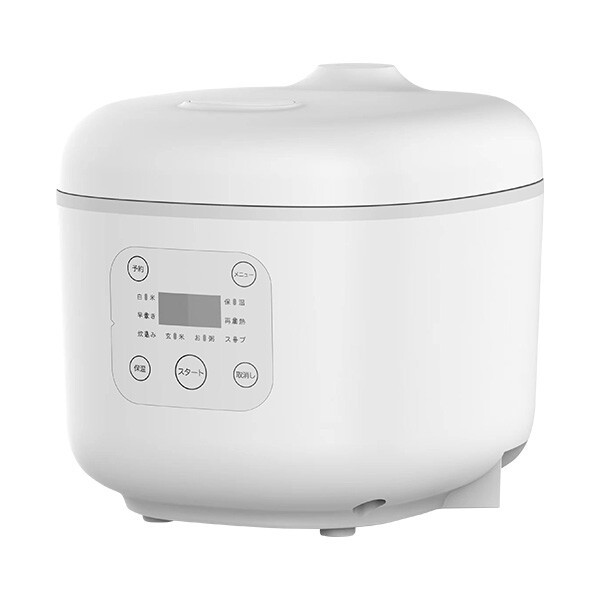 コンパクト炊飯器 OKOMEDAKI RM-204H 3合 マイコン式 マットブラック 一人暮らし 温度センサー搭載