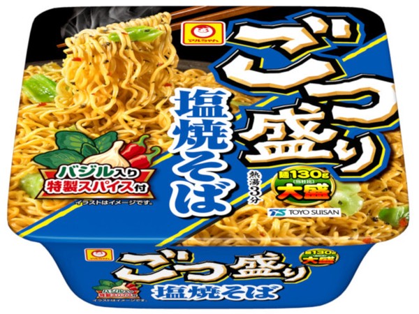 マルちゃん ごつ盛り塩焼そば カップ 156g x12 【焼きそば】