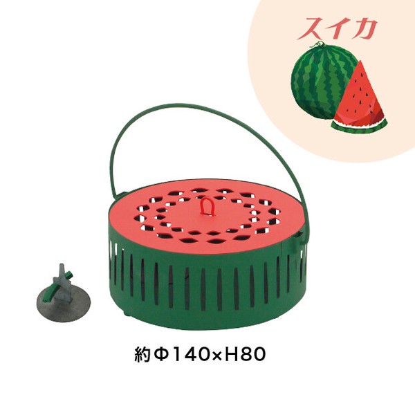 【夏雑貨】蚊遣り箱 すいか【シーズナル】【アウトドア】