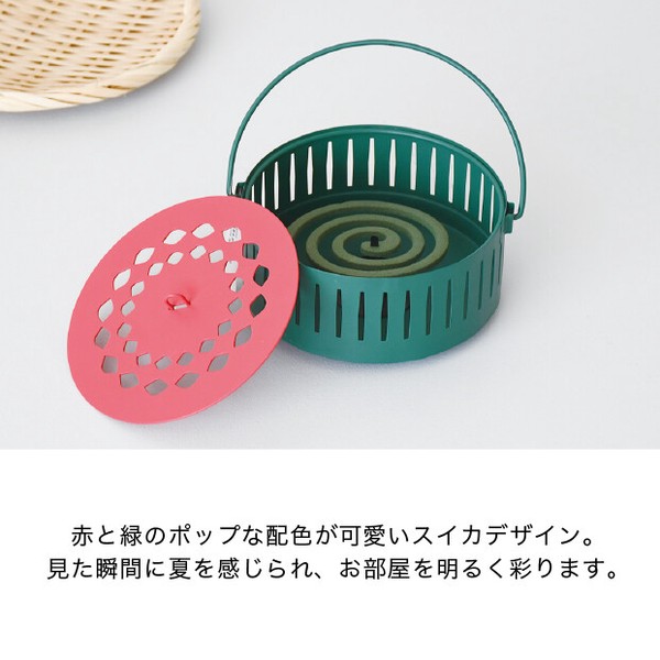 【夏雑貨】蚊遣り箱 すいか【シーズナル】【アウトドア】