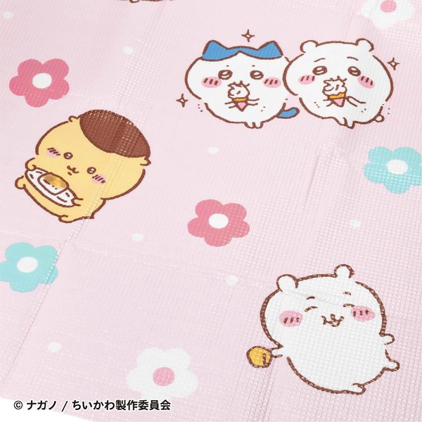 【直送可】 ちいかわ ふんわりレジャーシート 【キャラクター ピクニックシート 厚手 大判 子供 遠足】