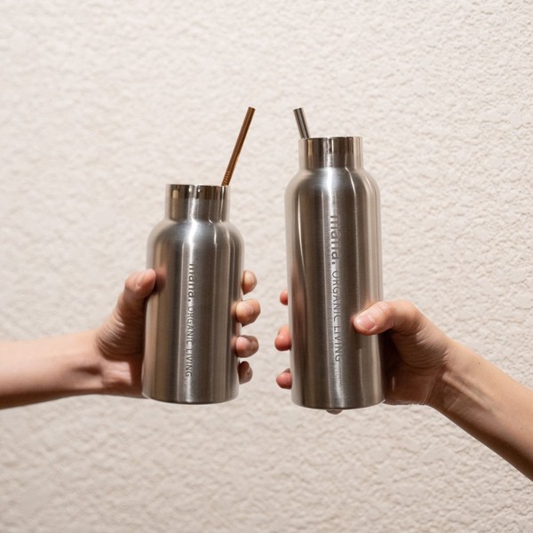 【2層式保冷温/直飲みタイプ】ステンレスボトル 350ml
