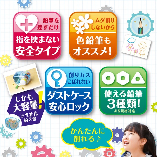 【ソニック】トガリターン手動鉛筆削り