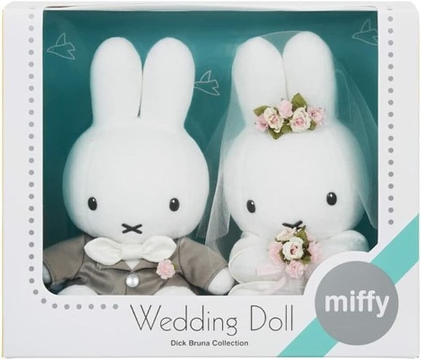 8月下旬入荷　ディック・ブルーナ　ウエディングドール（洋装）　　ぬいぐるみ　ミッフィー/MIFFY