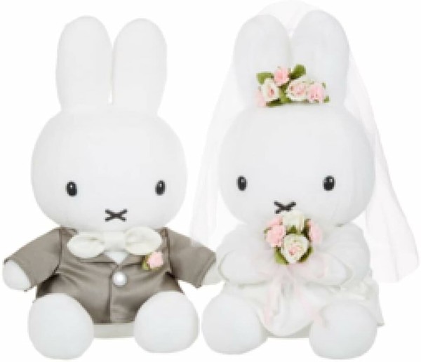 8月下旬入荷　ディック・ブルーナ　ウエディングドール（洋装）　　ぬいぐるみ　ミッフィー/MIFFY
