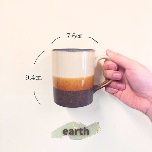TRICO　マグカップ　全3色【コーヒーカップ　カップ　日本製　美濃焼】　ヤマ吾陶器