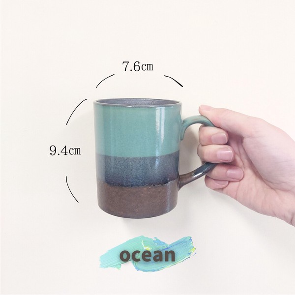 TRICO　マグカップ　全3色【コーヒーカップ　カップ　日本製　美濃焼】　ヤマ吾陶器