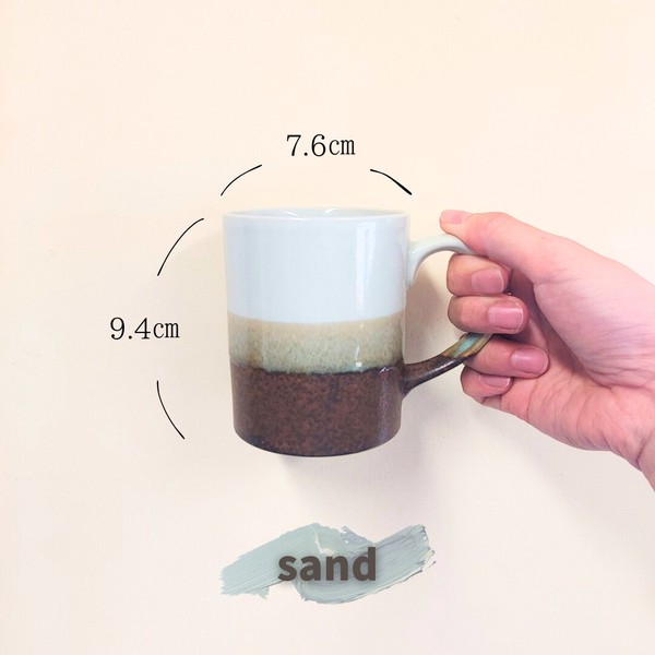 TRICO　マグカップ　全3色【コーヒーカップ　カップ　日本製　美濃焼】　ヤマ吾陶器