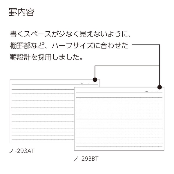 【コクヨ】キャンパスノート(ハーフサイズ)(ドット入り罫線)