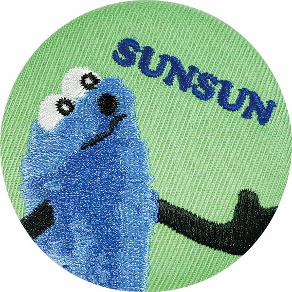 6月下旬入荷　トレーディング刺繍缶バッジ　12個入BOX　パペットスンスン