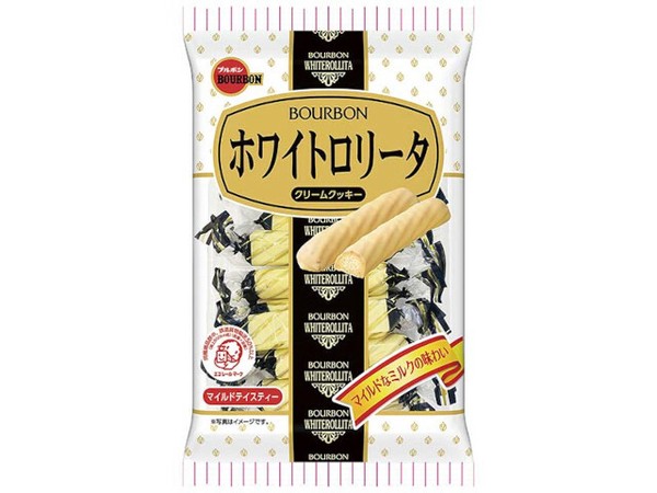 ブルボン ホワイトロリータ 14本 x12【チョコ】【クッキー・ビスケット】