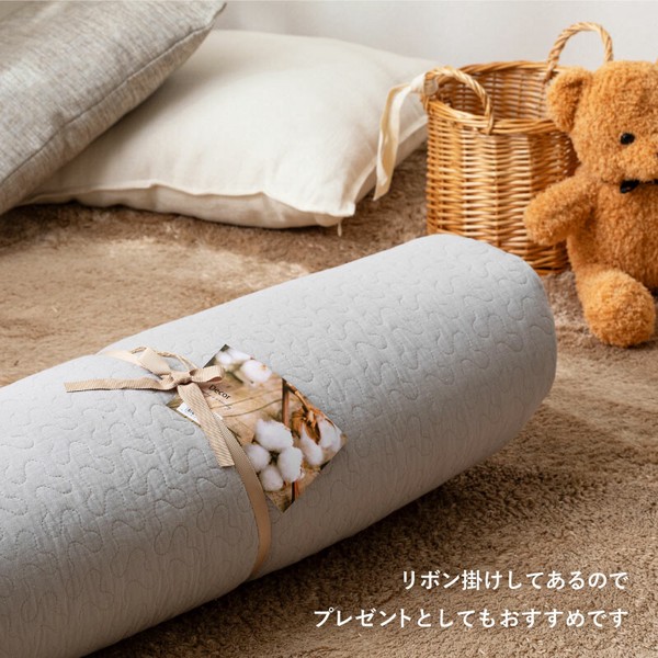 サニーマット マルチマット ベビーマット カバー取外し 綿100％ 洗える 「デコール」 直径約100cm／3カラー