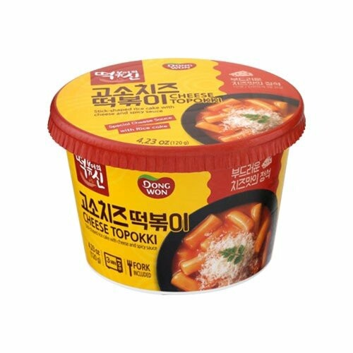 東遠 カップトッポキ チーズ味 120g 韓国人気カップトッポキ