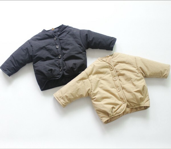 コート 綿服 厚手 保温 無地   快適 子供用 YMA1904