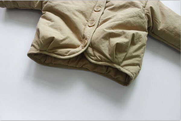 コート 綿服 厚手 保温 無地   快適 子供用 YMA1904