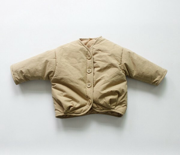 コート 綿服 厚手 保温 無地   快適 子供用 YMA1904