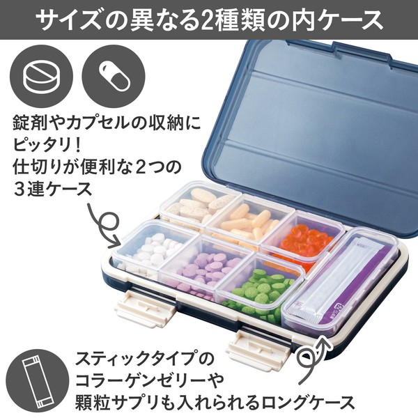 【在庫処分】携帯用サプリケース