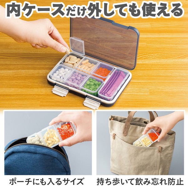 【在庫処分】携帯用サプリケース