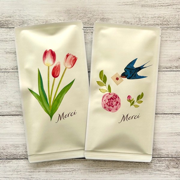 お茶メール（Merci_チューリップ・ツバメ_れもん和紅茶TB 3g5P）【紅茶/ハーブティー/春/御礼】
