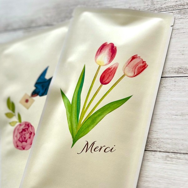 お茶メール（Merci_チューリップ・ツバメ_れもん和紅茶TB 3g5P）【紅茶/ハーブティー/春/御礼】