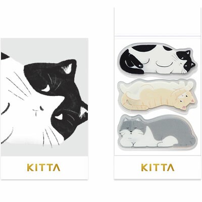 【キングジム】KITTA(キッタ)クリア ネコ