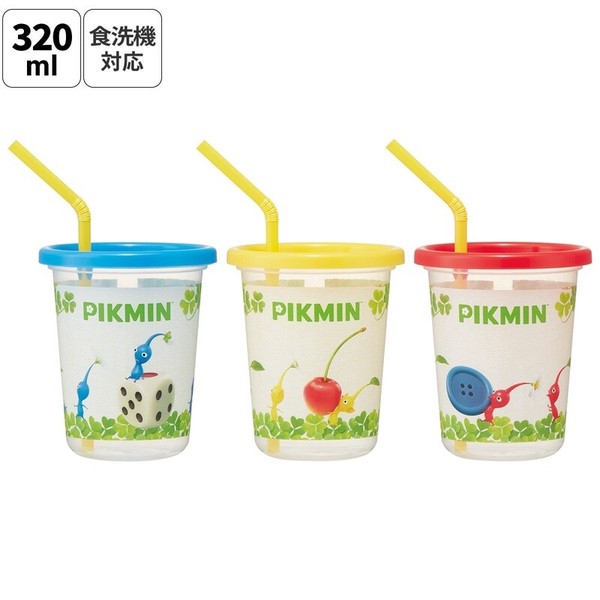 ストロー付タンブラー 3個 ピクミン