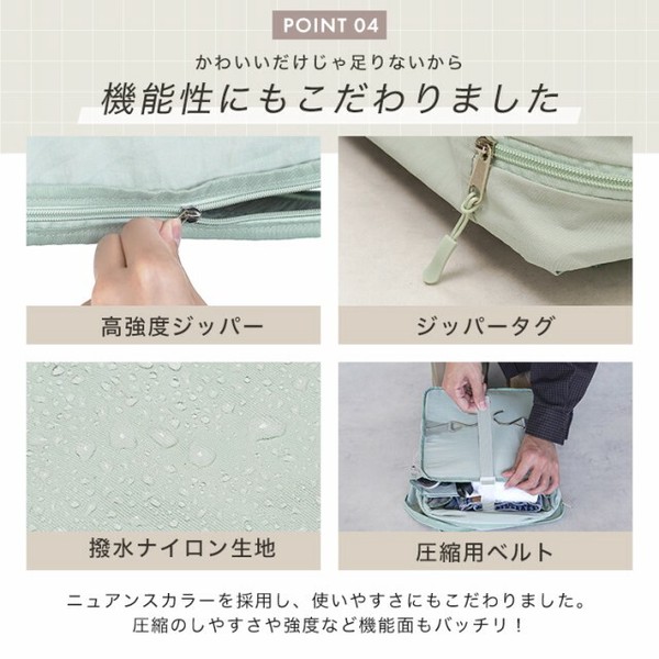 吊り下げ収納 トラベルポーチ 吊り下げ 圧縮 軽量 収納ボックス 衣類仕分け 折りたたみ MKD ZAKKA