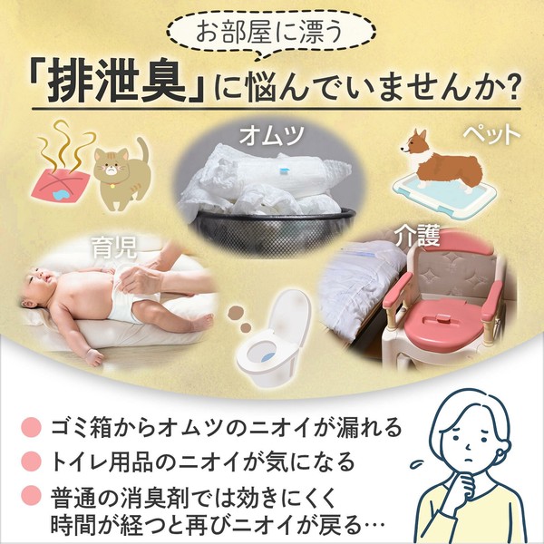 ★売れ筋商品！！【バイオで消臭スプレー　排泄物用】