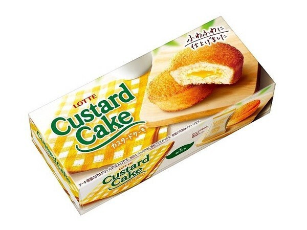 ロッテ　カスタードケーキ　6個　x5 【洋菓子】