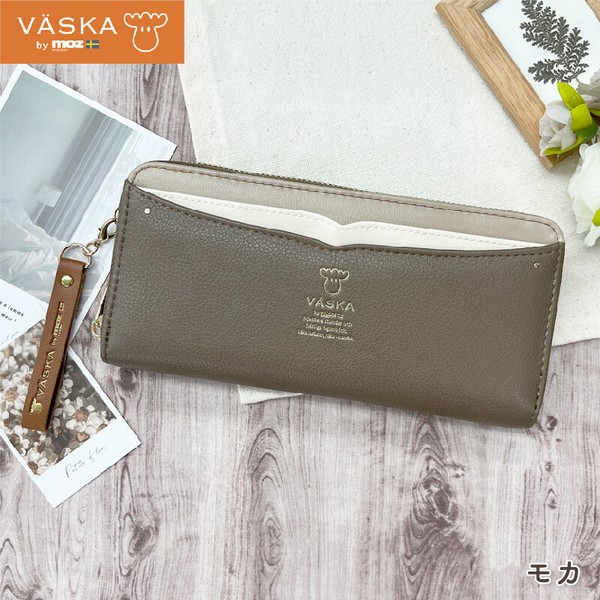 VASKA by moz ベスカバイモズ シルフィー ラウンドファスナー長財布