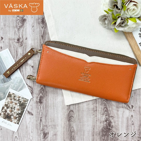 VASKA by moz ベスカバイモズ シルフィー ラウンドファスナー長財布