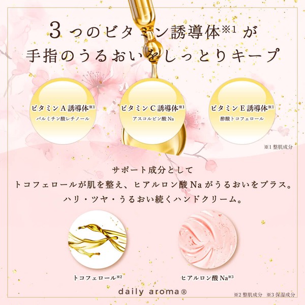 春うらら ハンドクリームDA 75g【日本製】【桜】