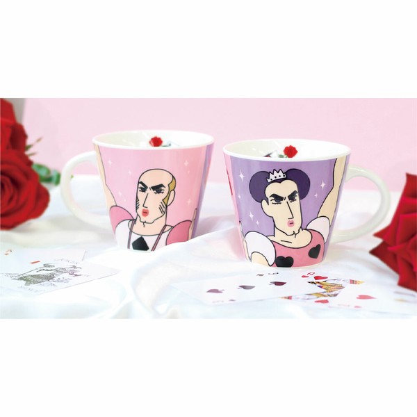 【6月入荷予定】クレヨンしんちゃんペアマグカップ　マカオとジョマ
