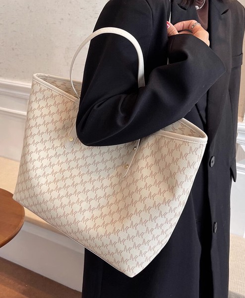 ワンショルダーチェックバッグ PU カジュアル 秋 冬 大容量   OWU2163