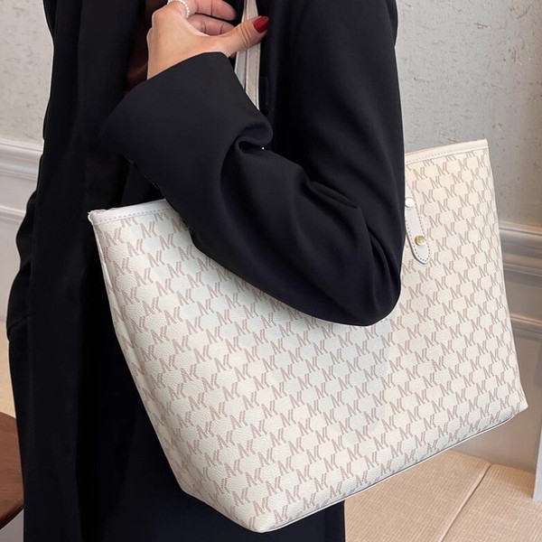 ワンショルダーチェックバッグ PU カジュアル 秋 冬 大容量   OWU2163