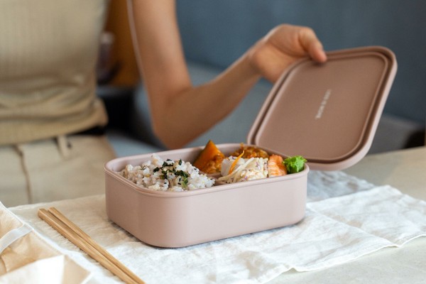 【仕切り付/レンジ･オーブン･冷凍･食洗機対応◎】シリコンランチボックス