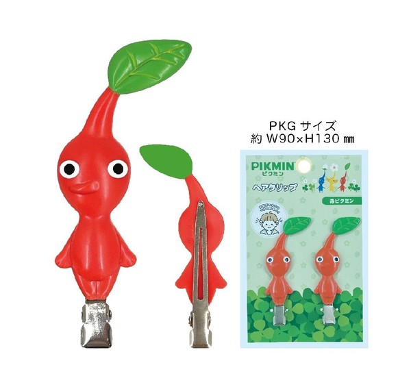 【8月入荷予定】PIKMIN　ピクミン　ヘアクリップ　赤ピクミン　PIK-001