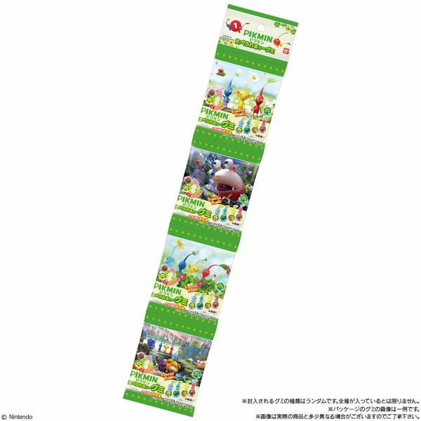 【お菓子】『ピクミン　たべられるぅ〜グミ　4連包　上代￥170』