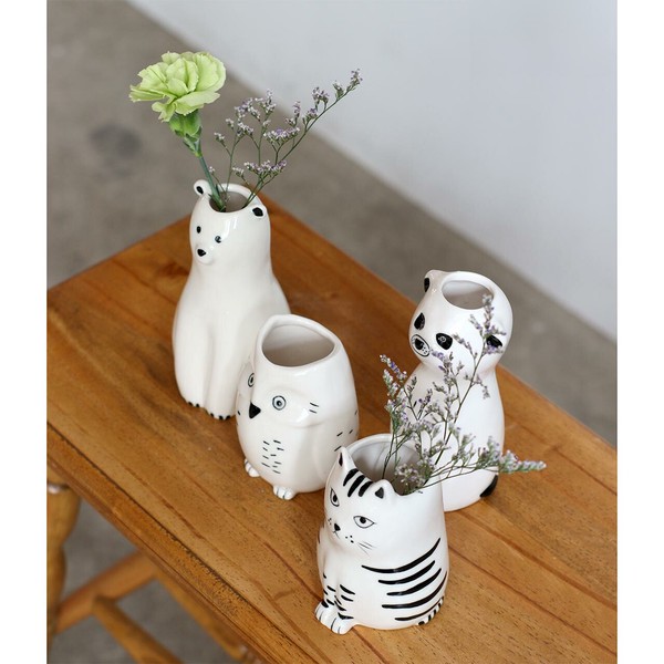 シナリー モチーフフラワーベース (4種) Sceneryvase / シナリーベース