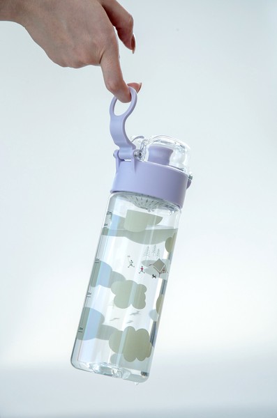 SALE セール 特価  熱中症対策 クリアボトル 冷凍OK 麦茶 軽い バーズアイビュー／クリアワンタッチボトル