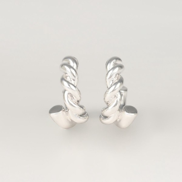 Half design Hoop Pierce / ハーフデザインフープピアス【Nothing And Others/ナッシングアンドアザーズ】