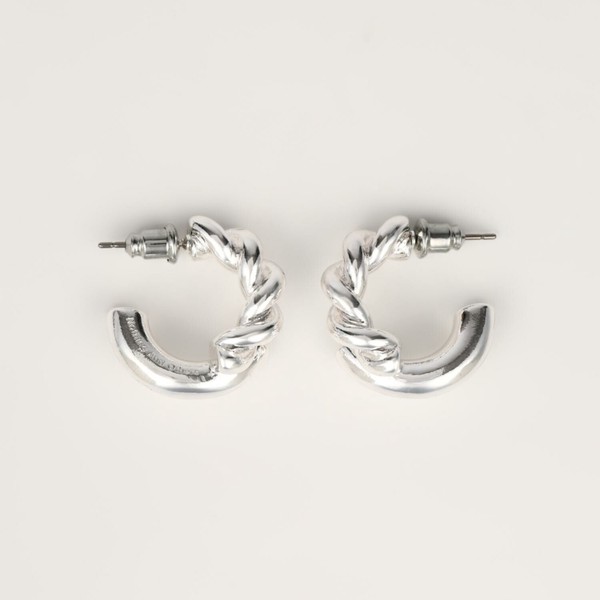 Half design Hoop Pierce / ハーフデザインフープピアス【Nothing And Others/ナッシングアンドアザーズ】