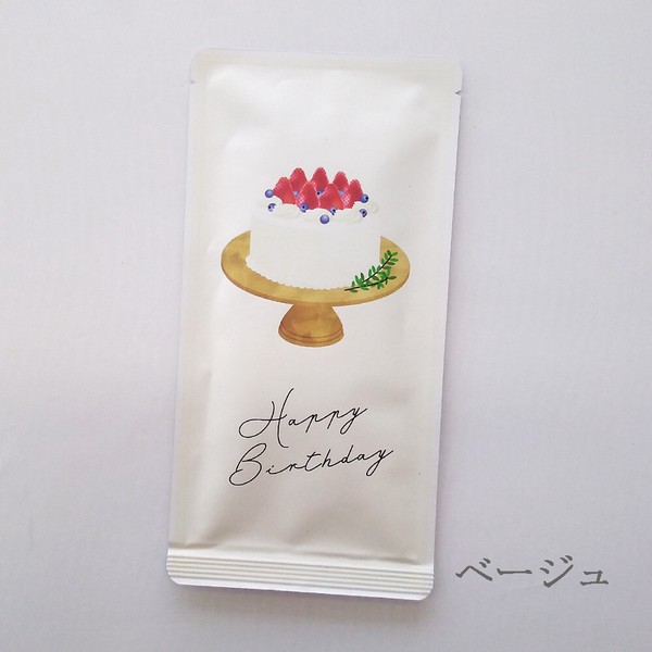 お茶メール（誕生日・ショートケーキ・和紅茶ティーバッグ 3g×5P） 【紅茶/ホットドリンク】